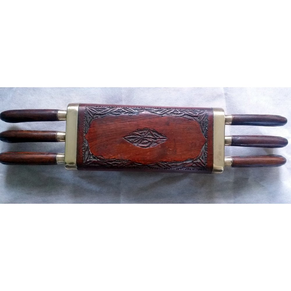 Antique Vintage Kashmir 6 Steak Knife Set